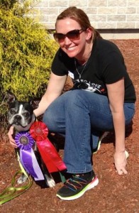 Rocko earns his NAJ with mom Misty Peterson!